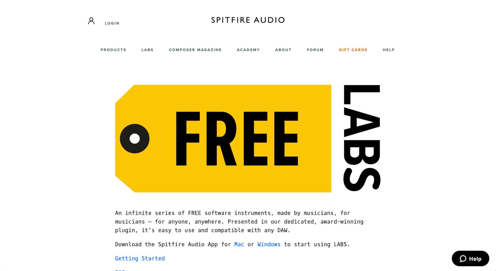 Free VST Spitfire Labs