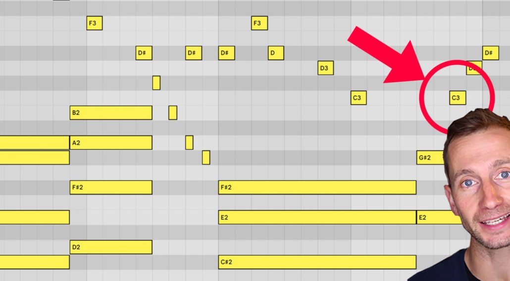 how to write chords from a melody