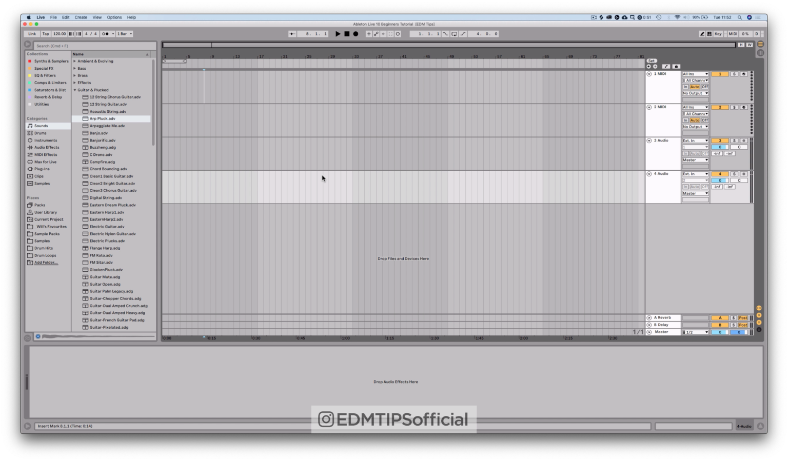 Ableton Live 10 Beginners Tutorial (EASY!) EDM Tips
