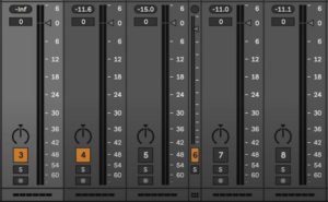 Channel Faders set to zero in Ableton