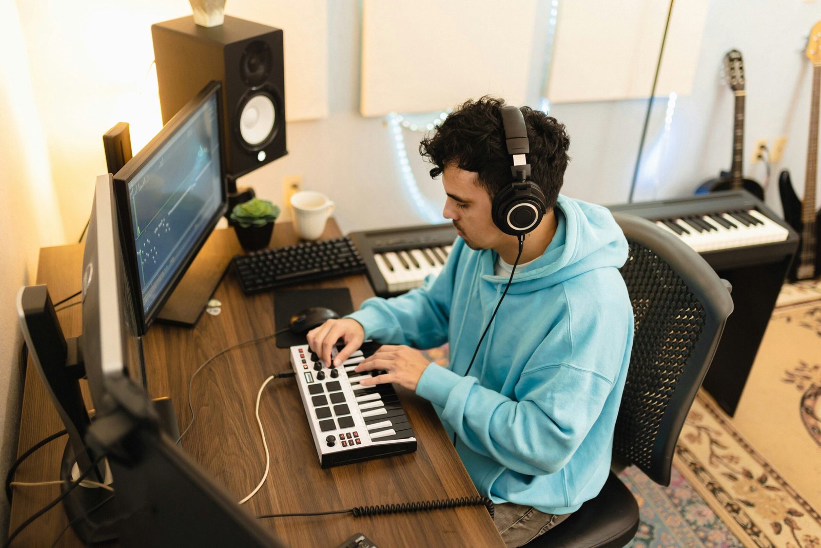 A producer who wants to succeed in the music industry starts with the basic and works on their music production skills.