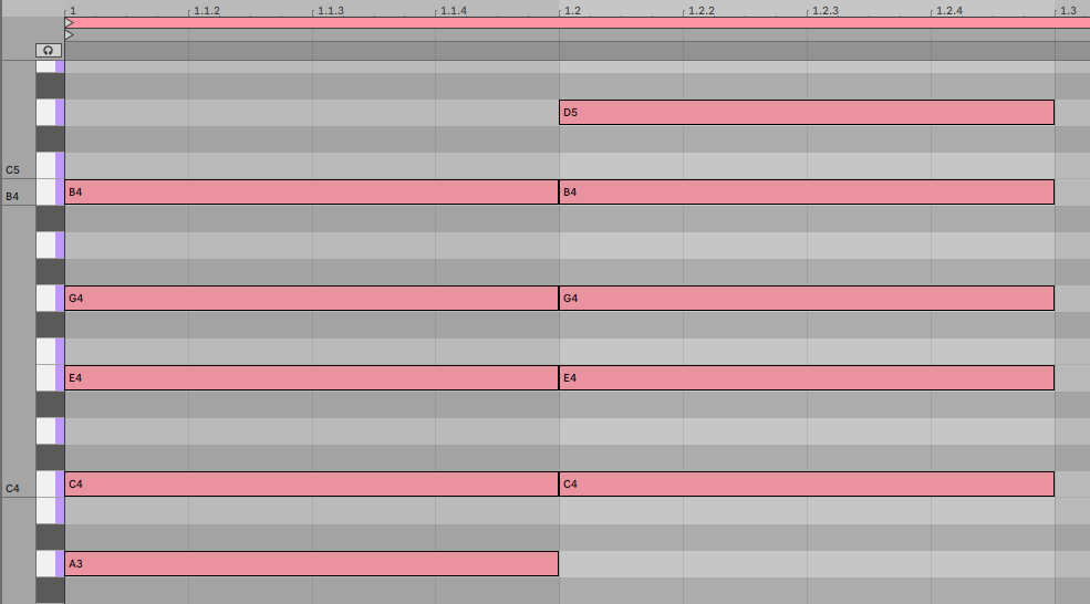 a minor and major chord with add7 and add9